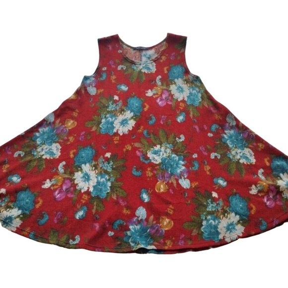 Tres Bien Top Womens Small Sleeveless Tunic Floral Knit - Picture 8 of 13
